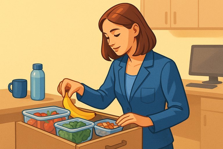 Простые советы и полезные перекусы в офисе